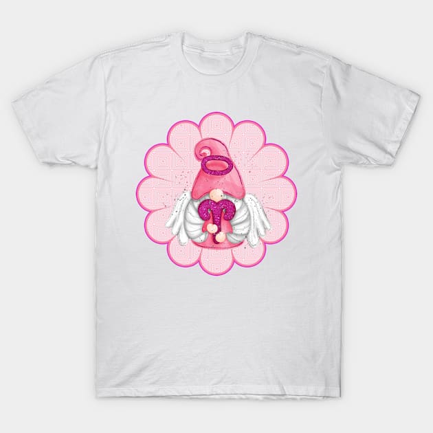 ARIES FLORAL GNOME- HOROSCOPE GNOME DESIGNS BY ISKYBIBBLLE T-Shirt by iskybibblle